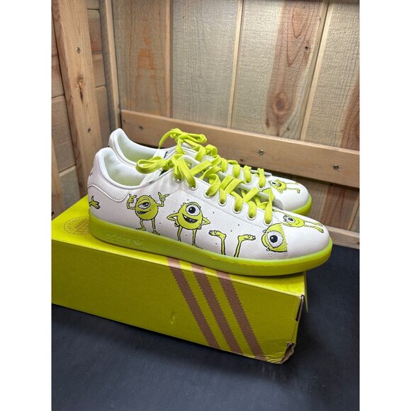 Adidas Stan Smith Mens 10.5 Limited Edition Monsters Inc. Mike Wazowski - Picture 1 of 9